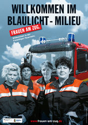 Plakat: Frauen in die Freiwillige Feuerwehr